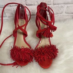Gianni Bini Fringe Heels